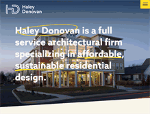 Tablet Screenshot of haleydonovan.com